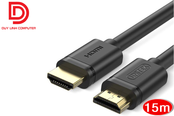 Cáp hdmi 4k ultra hd và 3d unitek y-c143 dài 15m