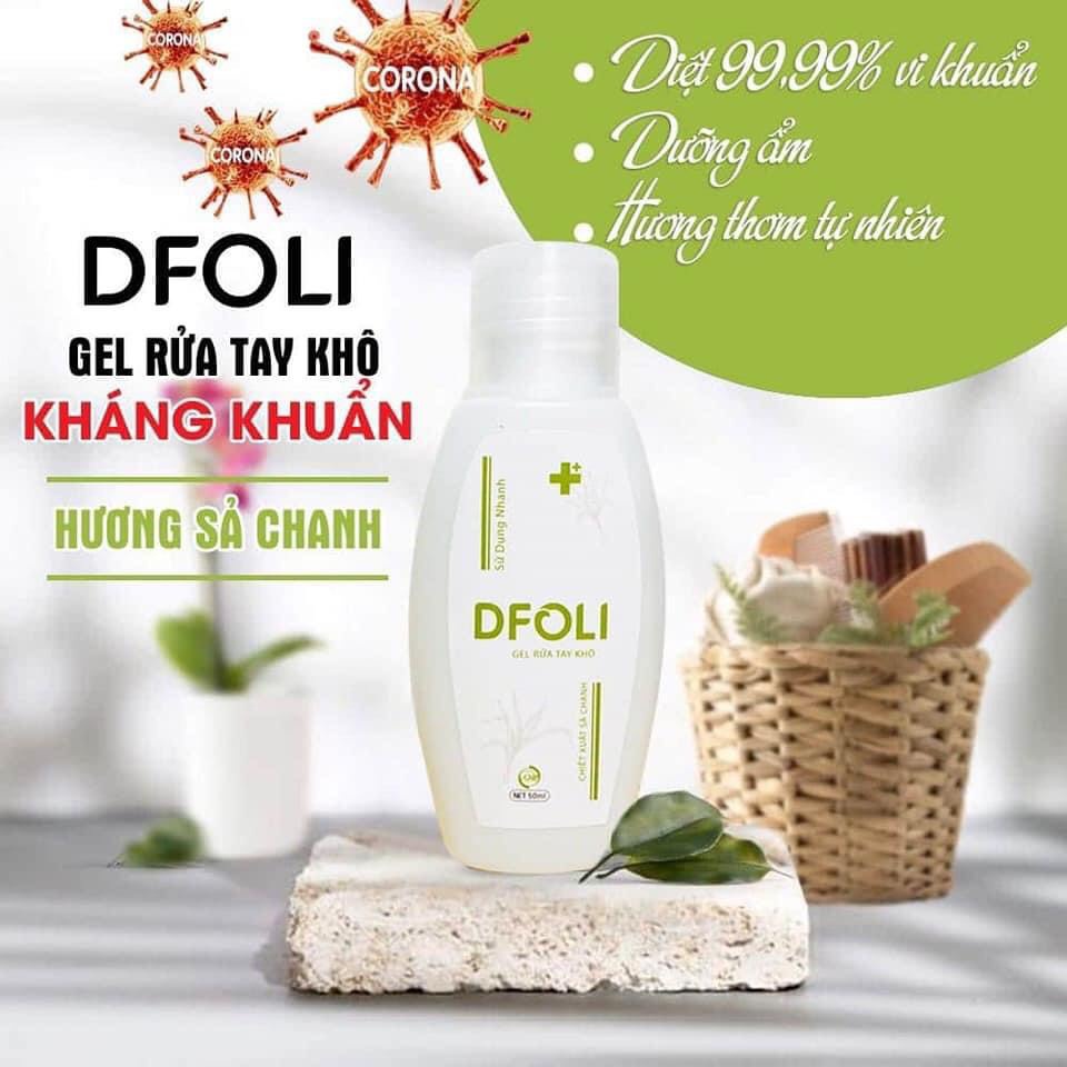 Gel rửa tay khô sát khuẩn bn one hương sả chanh, bạc hà, lavender dfoli 50ml - one beauty