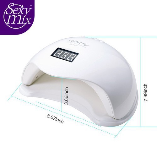 Máy hơ gel sun 5 48 w có bảo hành 6 tháng_dụng cụ tóc và nail