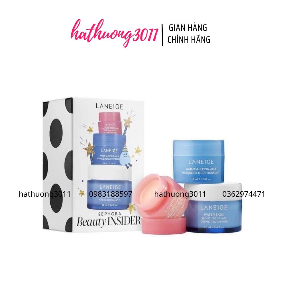Set 3 Món Mini Laneige Gift Sephora.