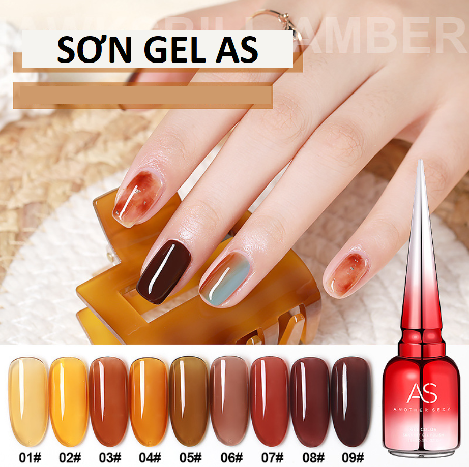[HCM]ơn gel AS red - màu thạch vàng cam mã ADP