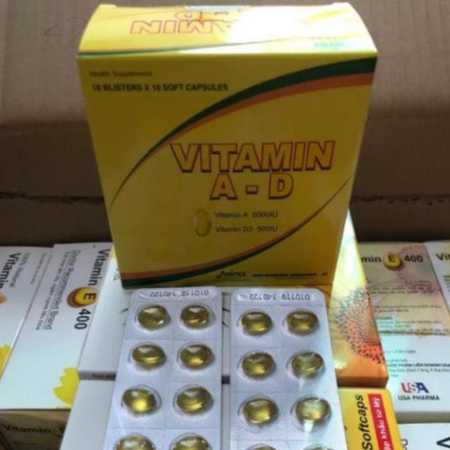 Vitamin A D Giúp phòng ngừa thiếu vitamin AD cho trẻ em phụ nữ đang mang thai hoặc cho con bú