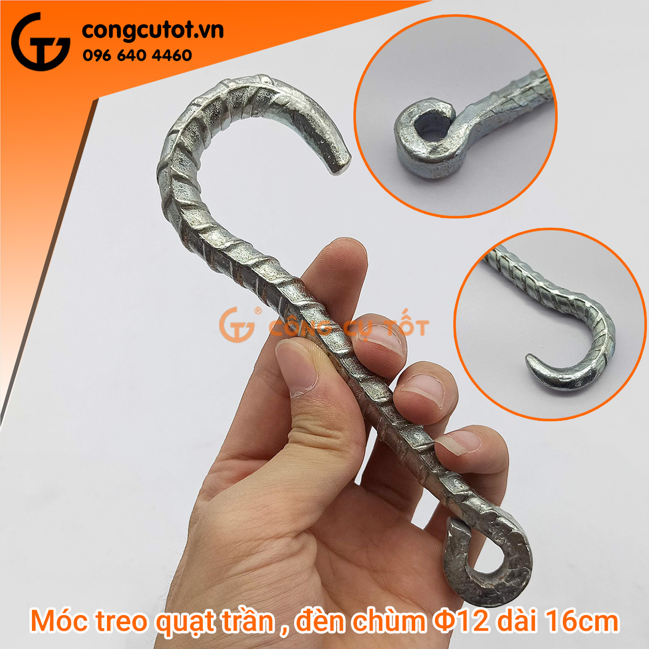 Móc treo quạt trần các cỡ