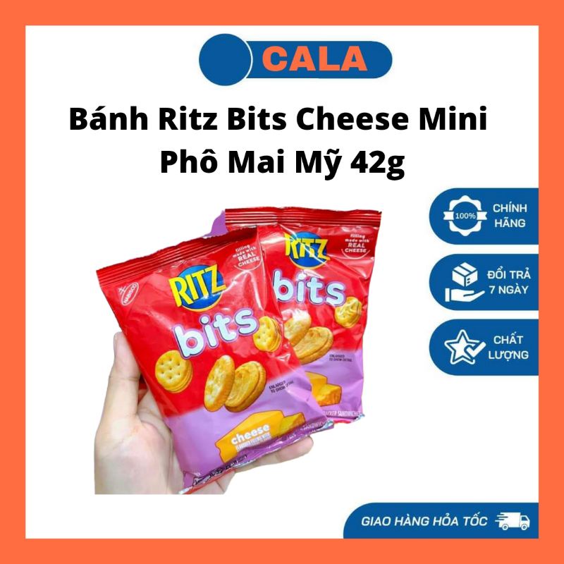 Bánh Ritz Bits Cheese Mini Phô Mai Mỹ 42g