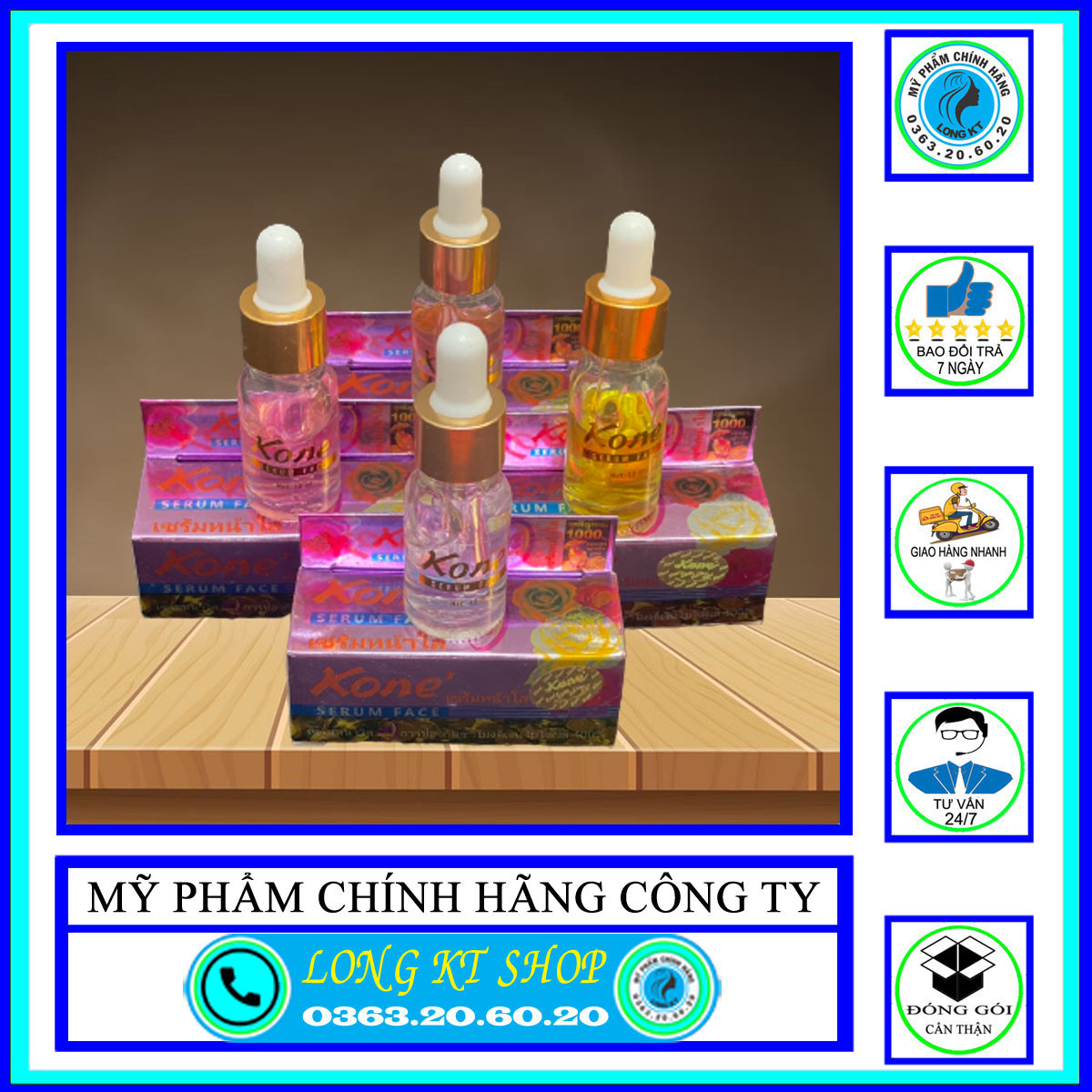 Serum dưỡng da Đa Chức Năng - serim mụn,nám Kone 10ml