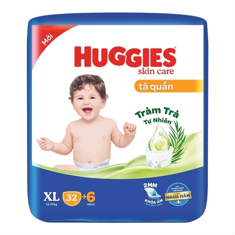 Tã Quần Huggies hương tràm trà Size XL32