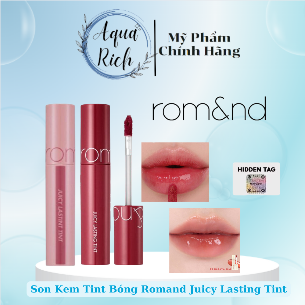 Son Kem Bóng Romand Juicy Lasting Tint 5.5ml [16 - 19 - 20 - 21 - 23 - 24 - 25 - 28 - 29]