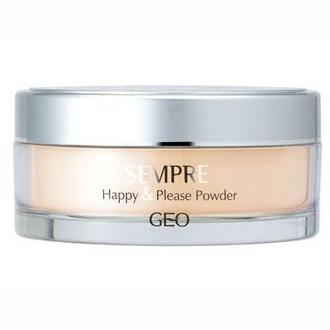 Phấn phủ dạng bột siêu mịn, kiềm dầu Geo Lamy Happy Please Powder 25g - Hàn Quốc