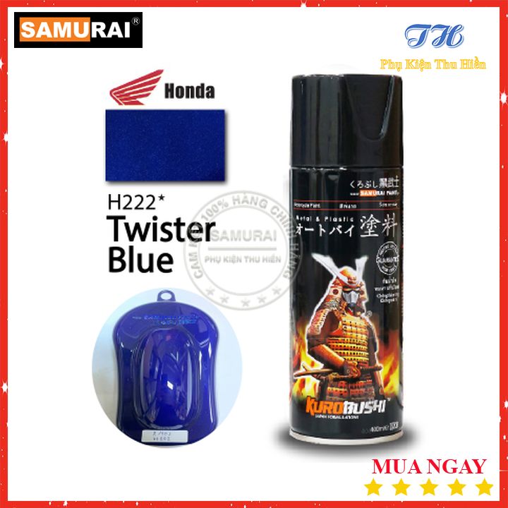Sơn Xịt Samurai Màu Xanh Da Trời - Mã H222