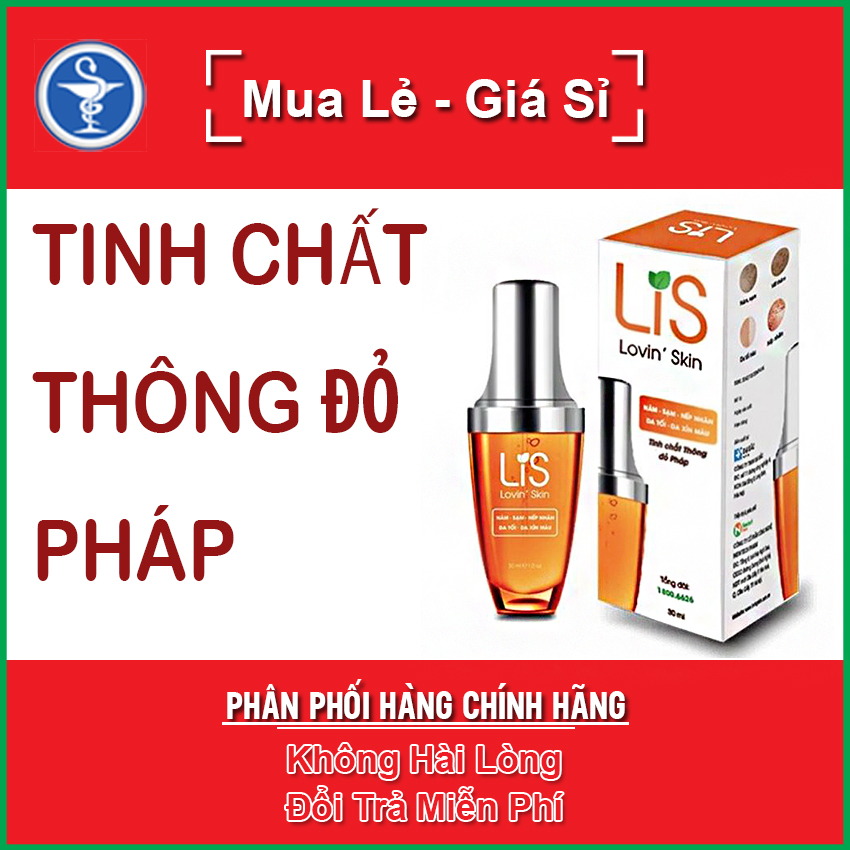 Serum lis lovin skin - giúp giảm nám mờ vết nhăn vết thâm chai 30ml