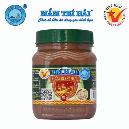 Mắm ruốc huế Trí Hải 201g, dùng nấu/nêm món ăn làm tăng hương vị, thương hiệu Trí Hải, xuất xứ Việt Nam