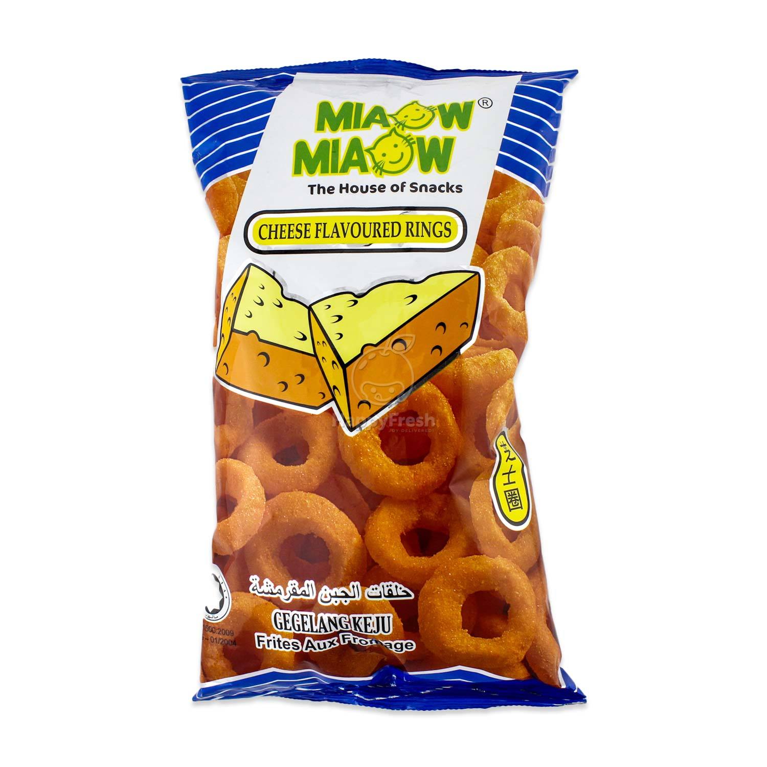 Bánh Snack Vòng Phô Mai Miaow Miaow 60gr - Malaysia