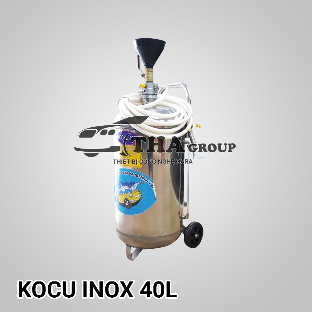 Bình tạo bọt tuyết inox kocu-20l-40l & 70l cao cấp