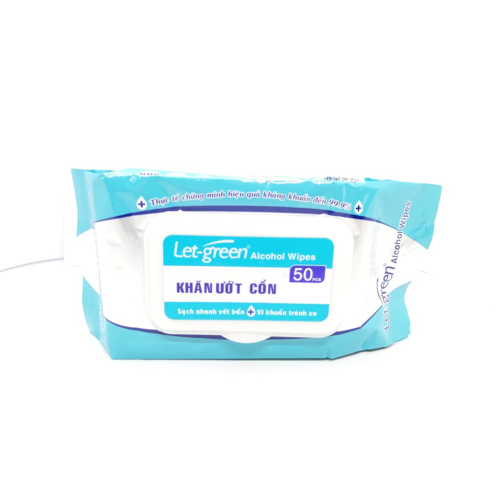 Khăn cồn letgreen gói 50 cái