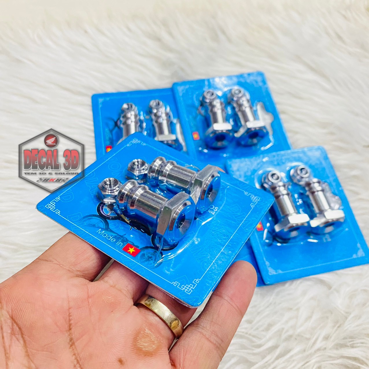 Pát tăng sên kiểu inox cực đẹp cho xe máy