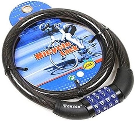 DÂY KHÓA 4 SỐ 12MMx800MM CHỐNG TRỘM TONYON 4271 ( THAY ĐỔI MẬT KHẨU NHIỀU LẦN THEO Ý MUỐN )