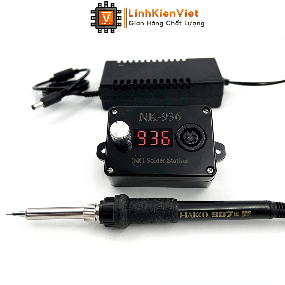 Máy hàn trạm nk936 - phiên bản nâng cấp của hakko 936 và c11
