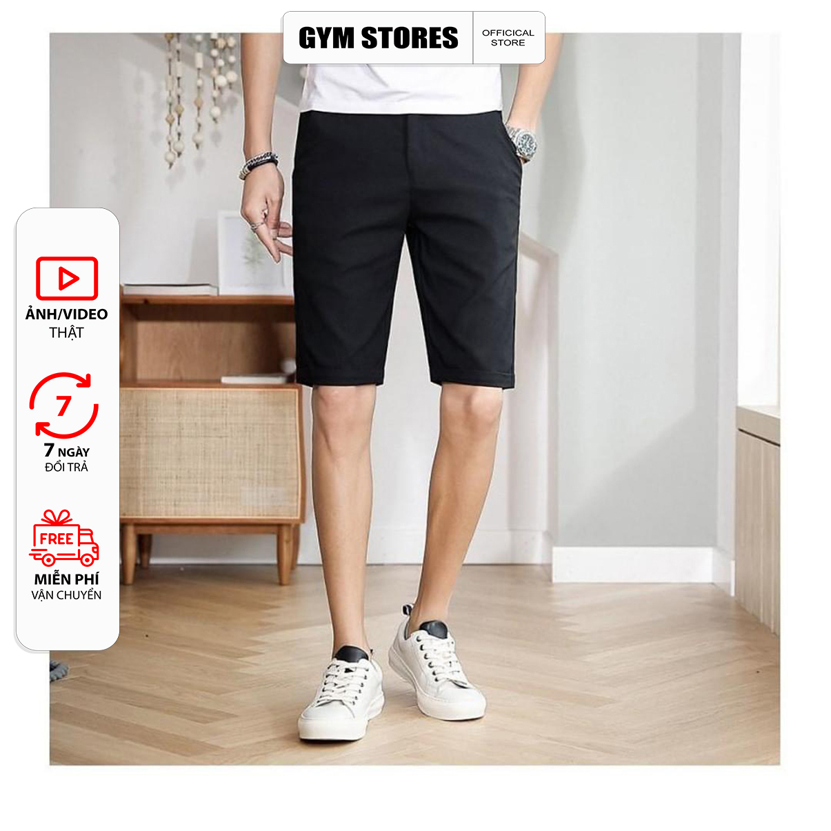 HCM Quần short nam tây âu co giãn hàn quốc sang trọng giá sỉ size 27 đến 36