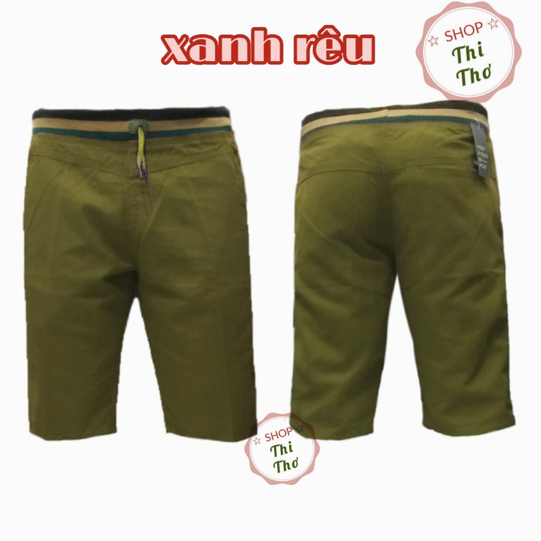 quần sọt kaki nam lưng thun hàng đẹp  cao cấp có size lớn 34 35 36