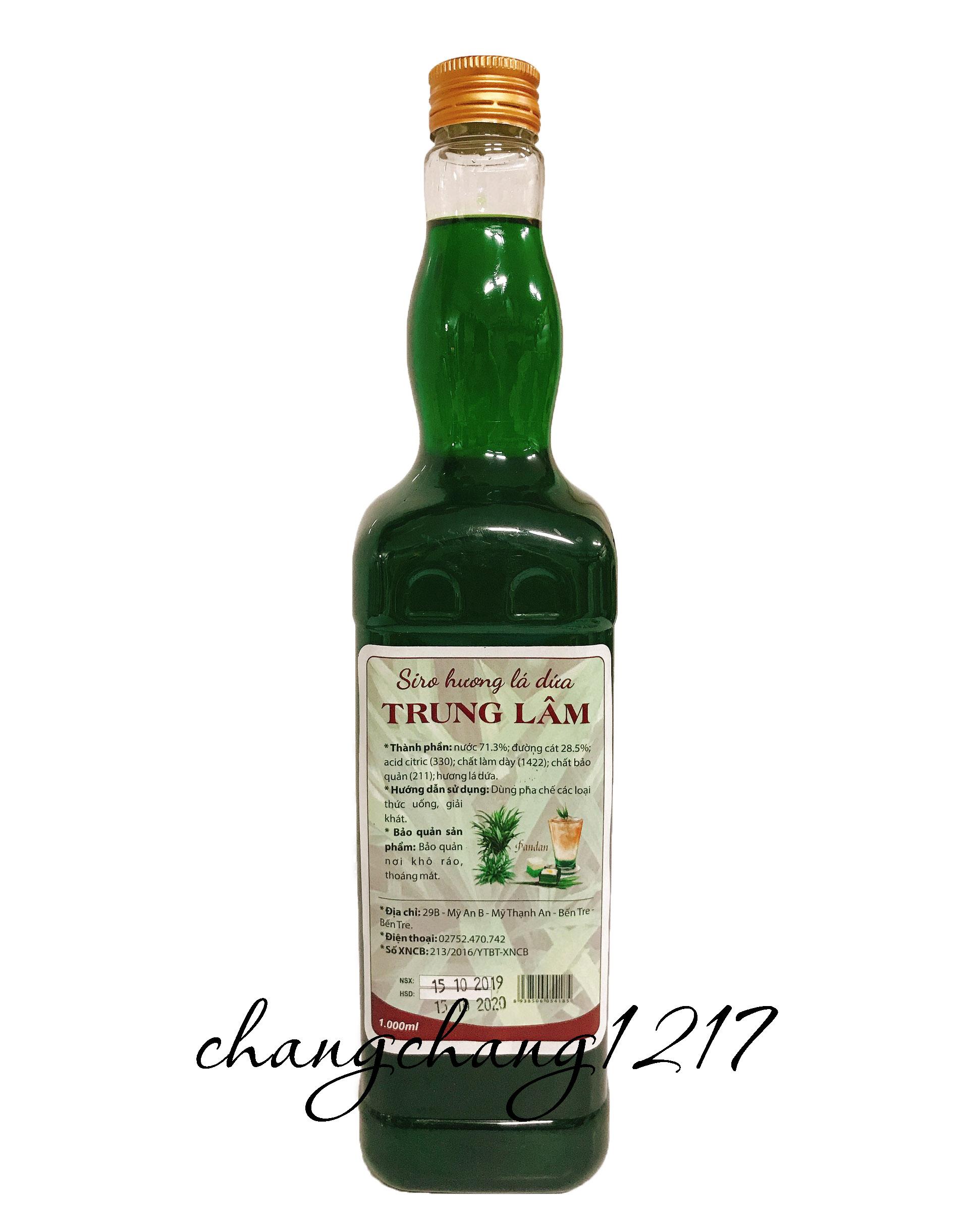 Siro Trung Lâm Sâm Dứa Chai 1 Lít