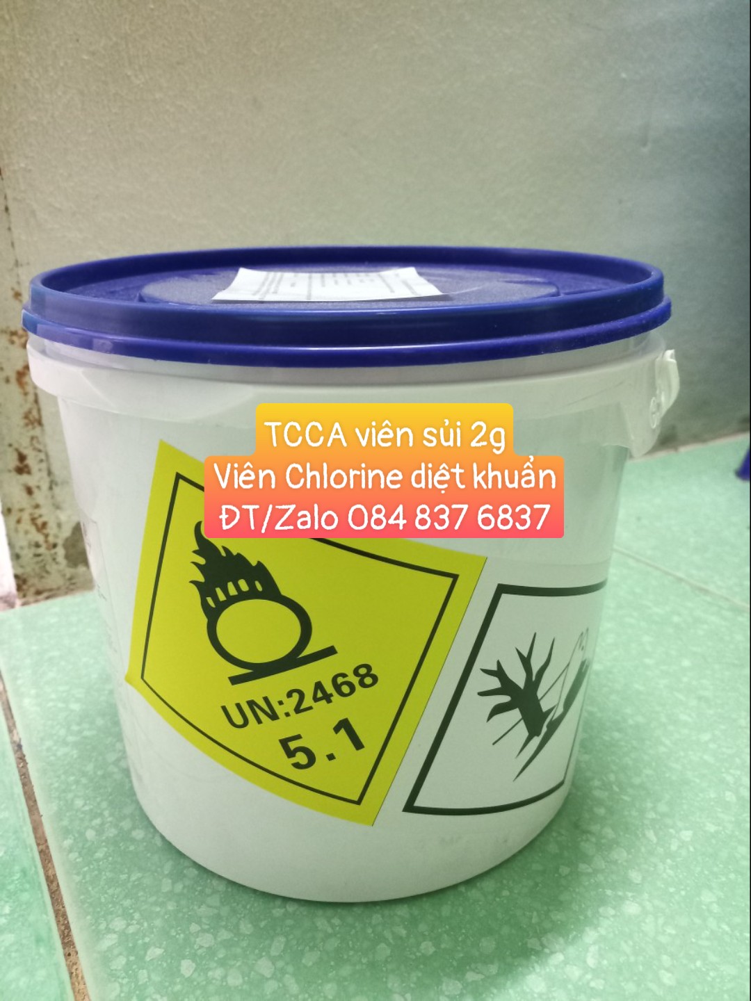 Viên Clorine tẩy trắng, thuốc diệt rong rêu, diệt khuẩn nước hồ bơi