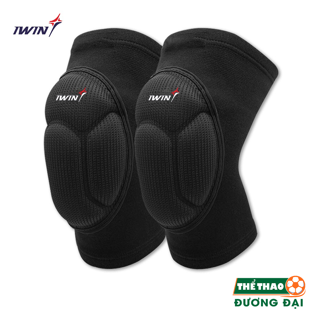 Bó gối thủ môn iwin chính hãng - bảo vệ đầu gối cao cấp, hỗ trợ tập luyện thể thao, tập gym