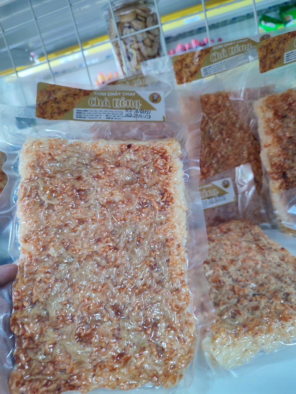 Cơm cháy chay chà bông