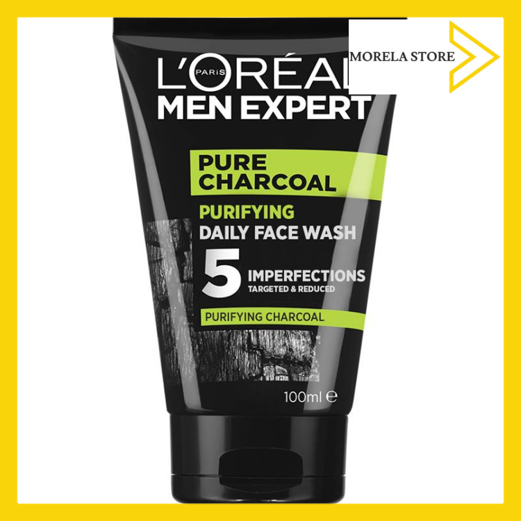 Sữa rửa mặt 5 tác động LOreal Men Expert Pure Charcoal Purifying Daily Face Wash 100ml