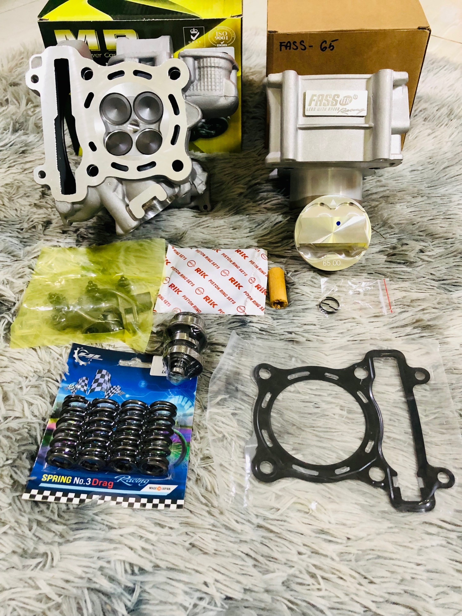 Combo đầu lòng 65zz đủ đồ dành cho xe ex135. nhẹ bền. yêu thích ❤️❤️❤️