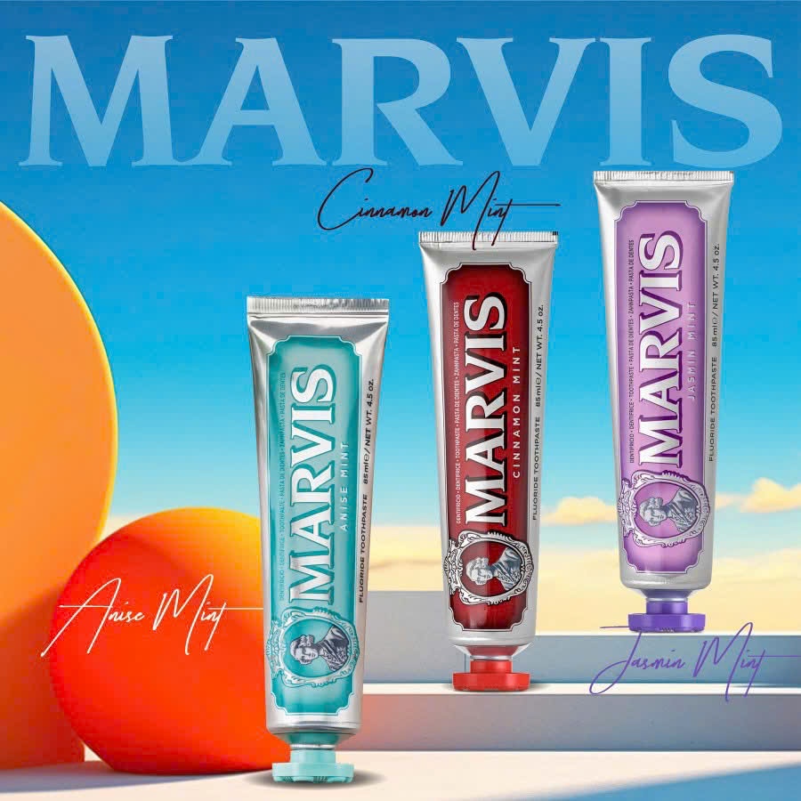  Kem Đánh Răng MARVIS 85ml Cao Cấp Chính Hãng Ý – Hương Thơm Sang Trọng Làm Trắng Răng Bảo Vệ Nướu 