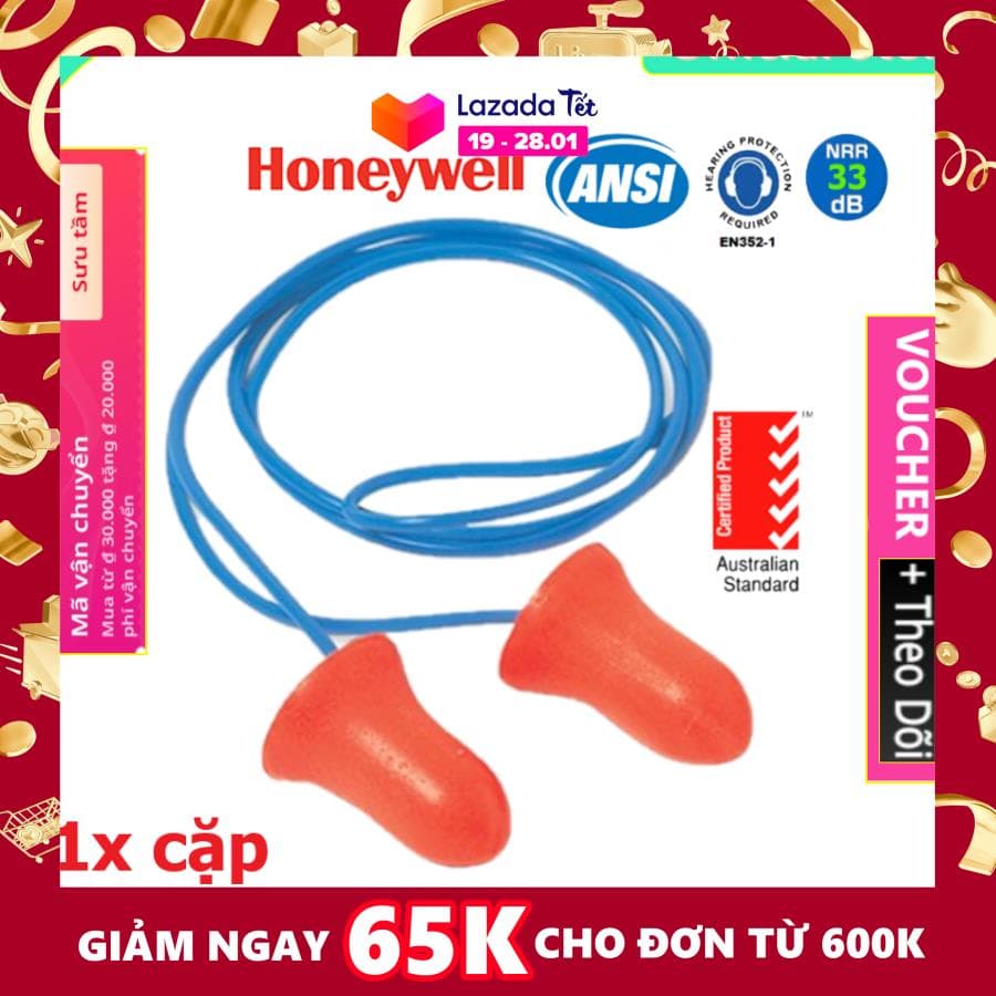 Nút tai chống ồn Honeywell Max 30 cao cấp - Hàng Chính Hãng