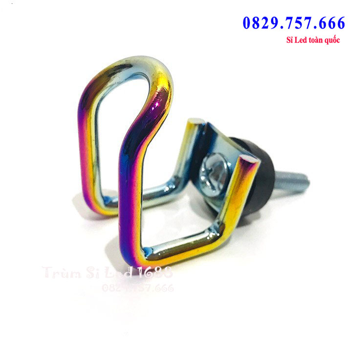 Móc treo inox 304 mạ titan 7 màu xe máy