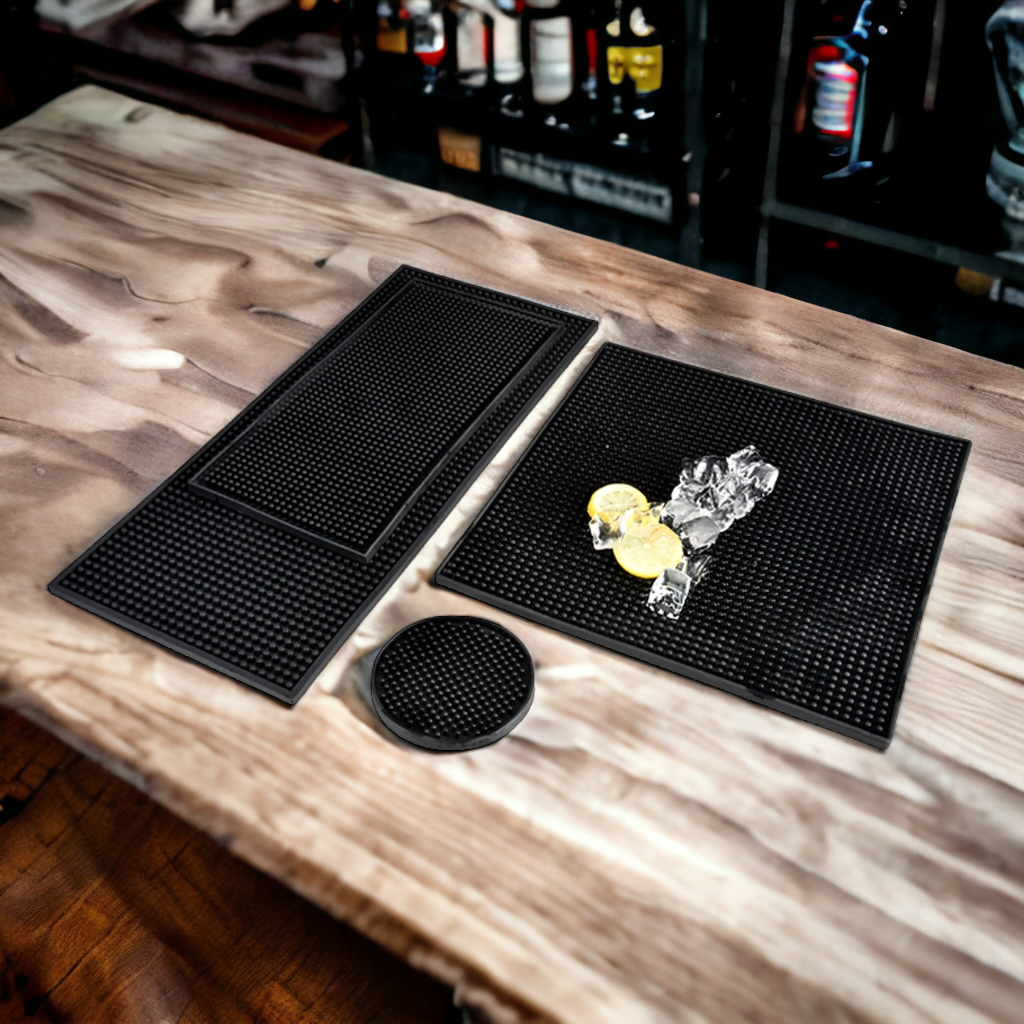 Thảm bar pha chế thảm bar cao su chống trượt chống rỉ nước siêu bền các size