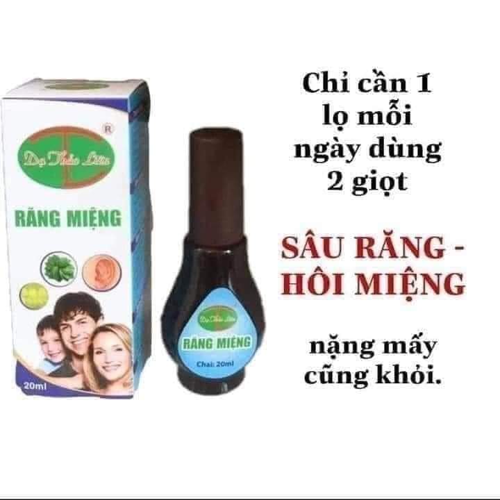 Tinh dầu sâu răng hôi miệng Dạ Thảo Liên chai 20ML