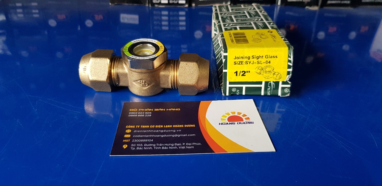 Mắt soi gas Phi 12 kết nối zắc co