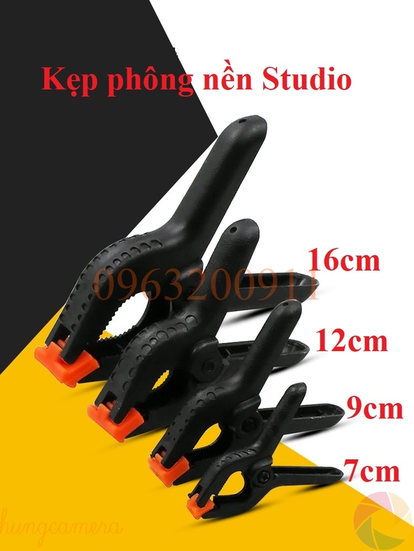 Kẹp phông nền chụp ảnh Studio