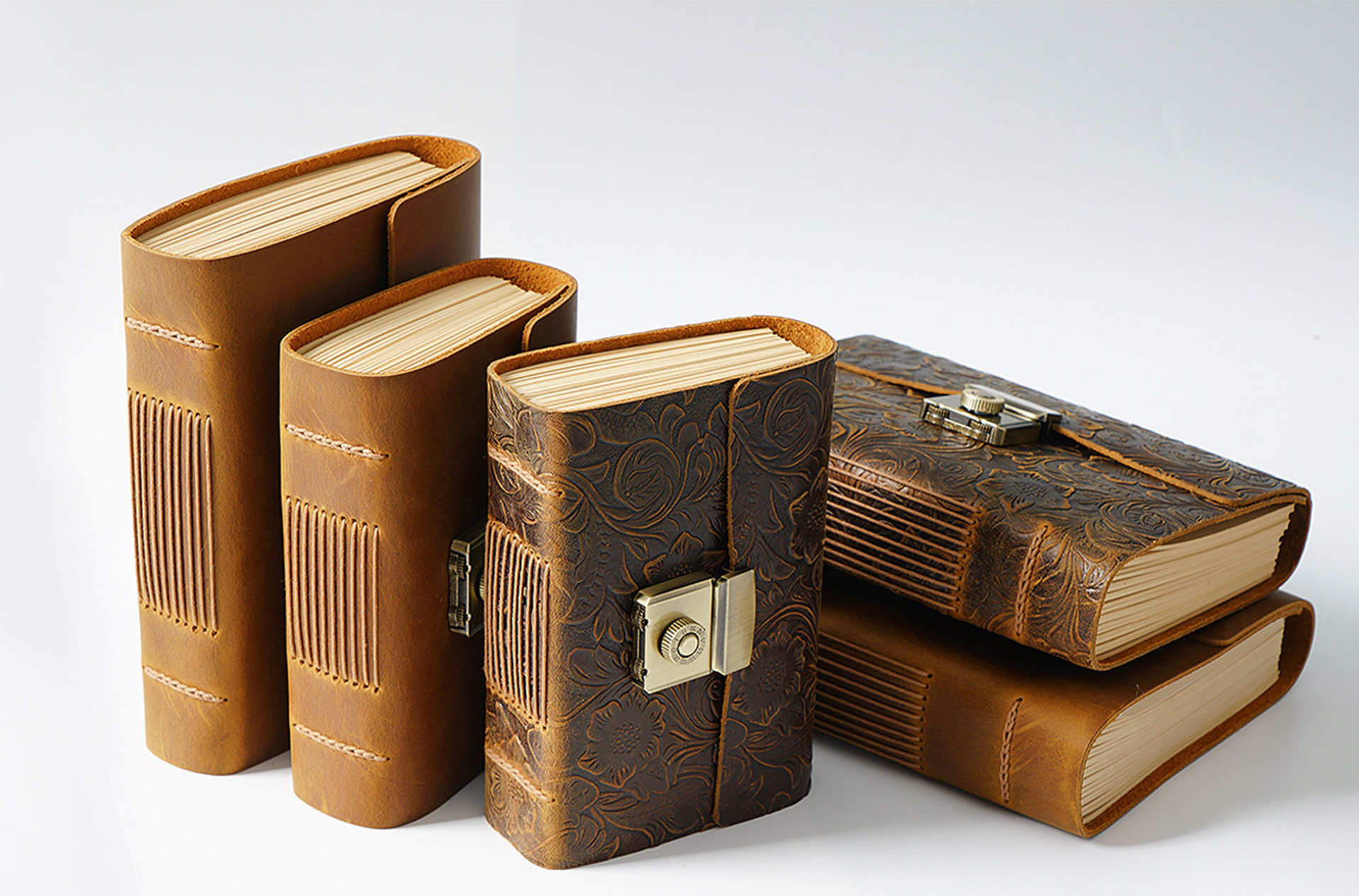 Sổ nhật ký vintage khóa mật khẩu - sổ tay, sổ nhật ký, khóa có mật khẩu