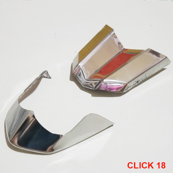 Bộ mỏ đuôi dè xe click 2018 inox