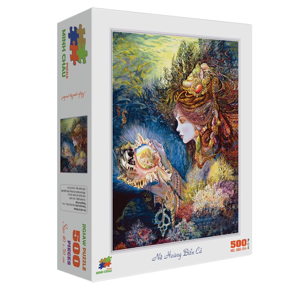 [HCM]Bộ tranh xếp hình cao cấp 500 mảnh ghép – Nữ Hoàng Biển Cả (40x50cm)