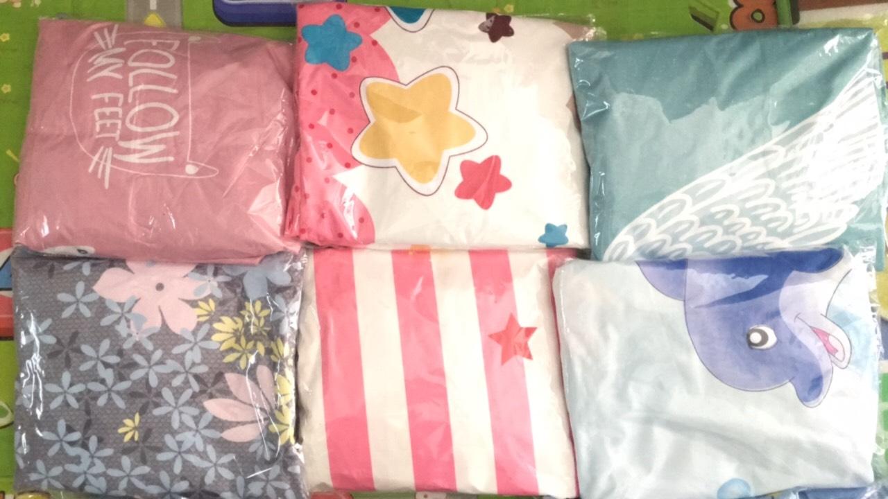 Ga Chống Thấm, Ga Trải Giường, Thảm Chống Thấm Cotton (1.6x2m) Cho Em Bé (Màu ngẫu nhiên)