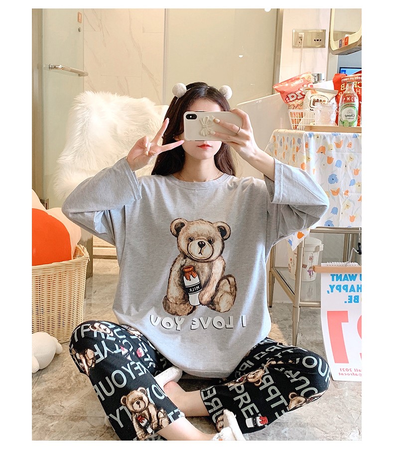 Bộ bầu dài tay sau sinh ở cữ-saq169