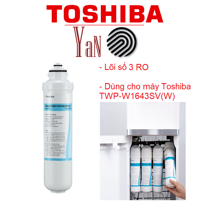 Lõi lọc nước số 3 ro toshiba f-1643-ro dùng cho model toshiba twp-w1643sv - hàng chính hãng