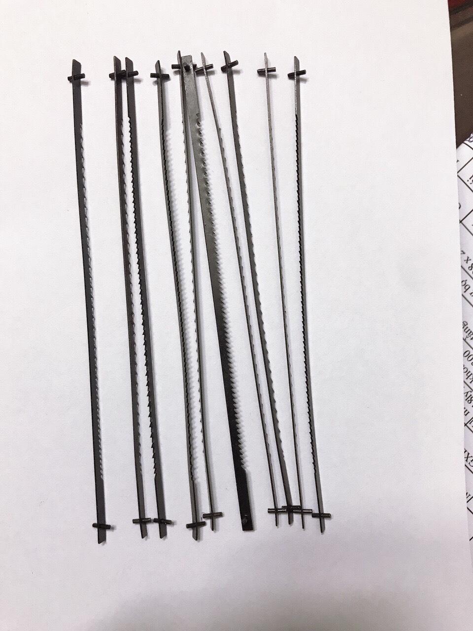 Lưỡi cưa lọng gỗ mỹ nghệ 130mm 2 đầu chốt 10 lưỡi