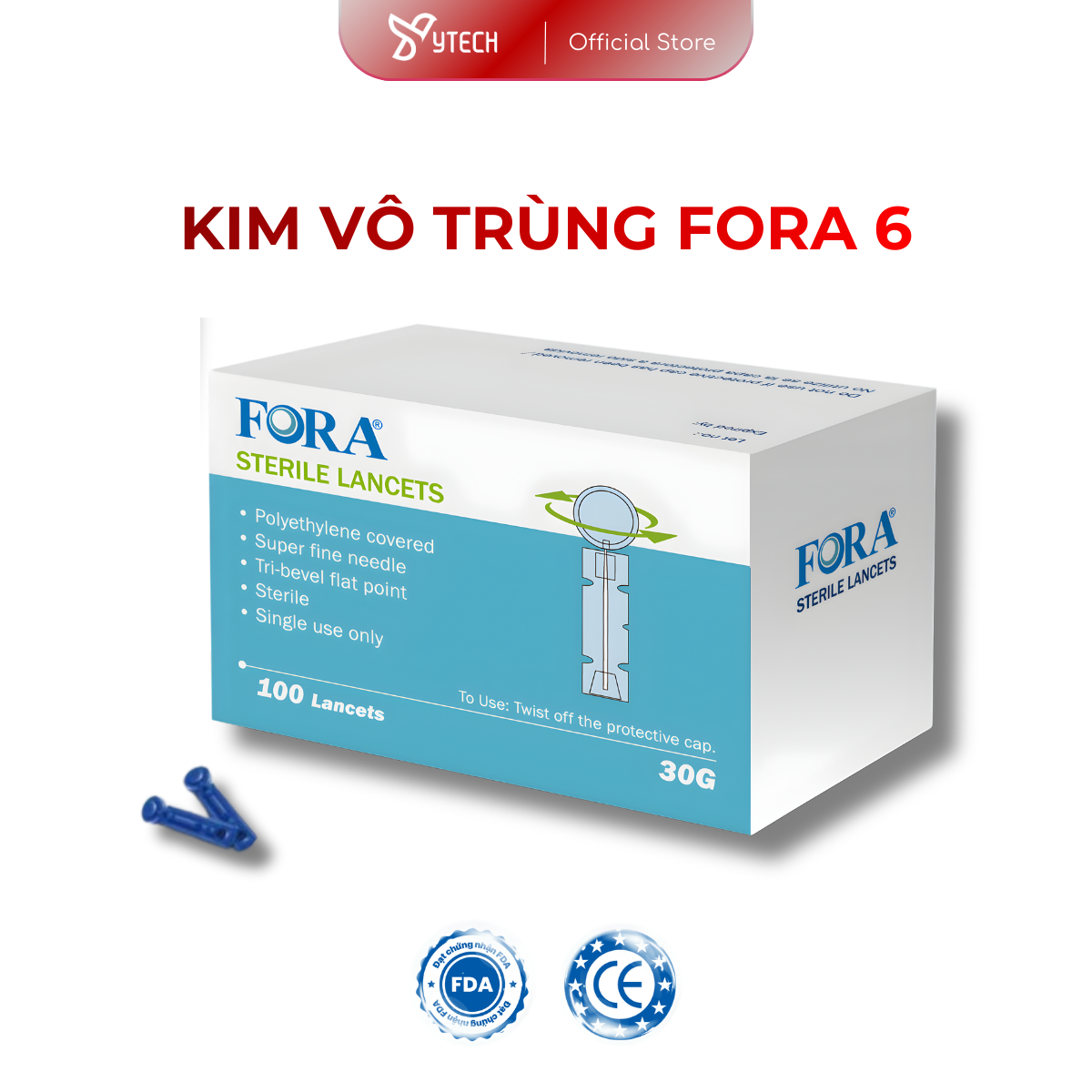 [Quà Tặng Không Bán] 50 Kim Vô Trùng Fora 6