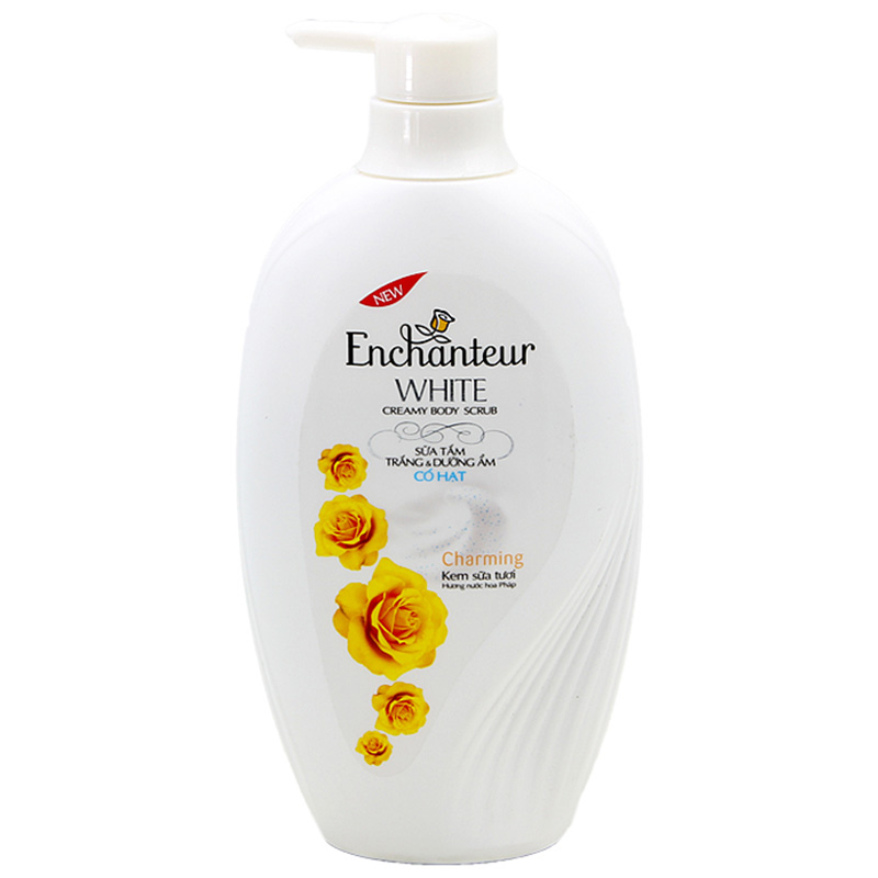 Enchanteur Charming sữa tắm có hạt 650g