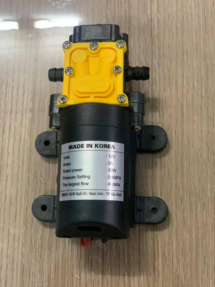 [HCM]Máy bơm nước mini 12V áp lực cao Lưu lượng nước 5.5L phút Sử dụng làm bộ phun sương tưới cây bộ rửa xe mini