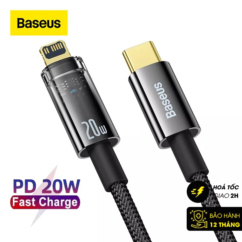 Cáp Sạc nhanh Tự Ngắt Gen2 Baseus Explorer Series cho IP