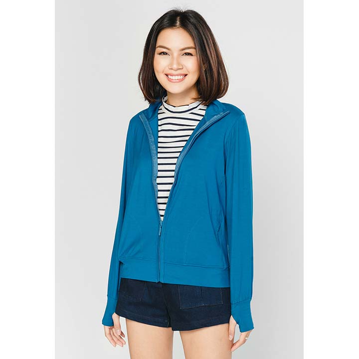 Áo khoác nữ xỏ ngón comfort không nón Phúc An 4041