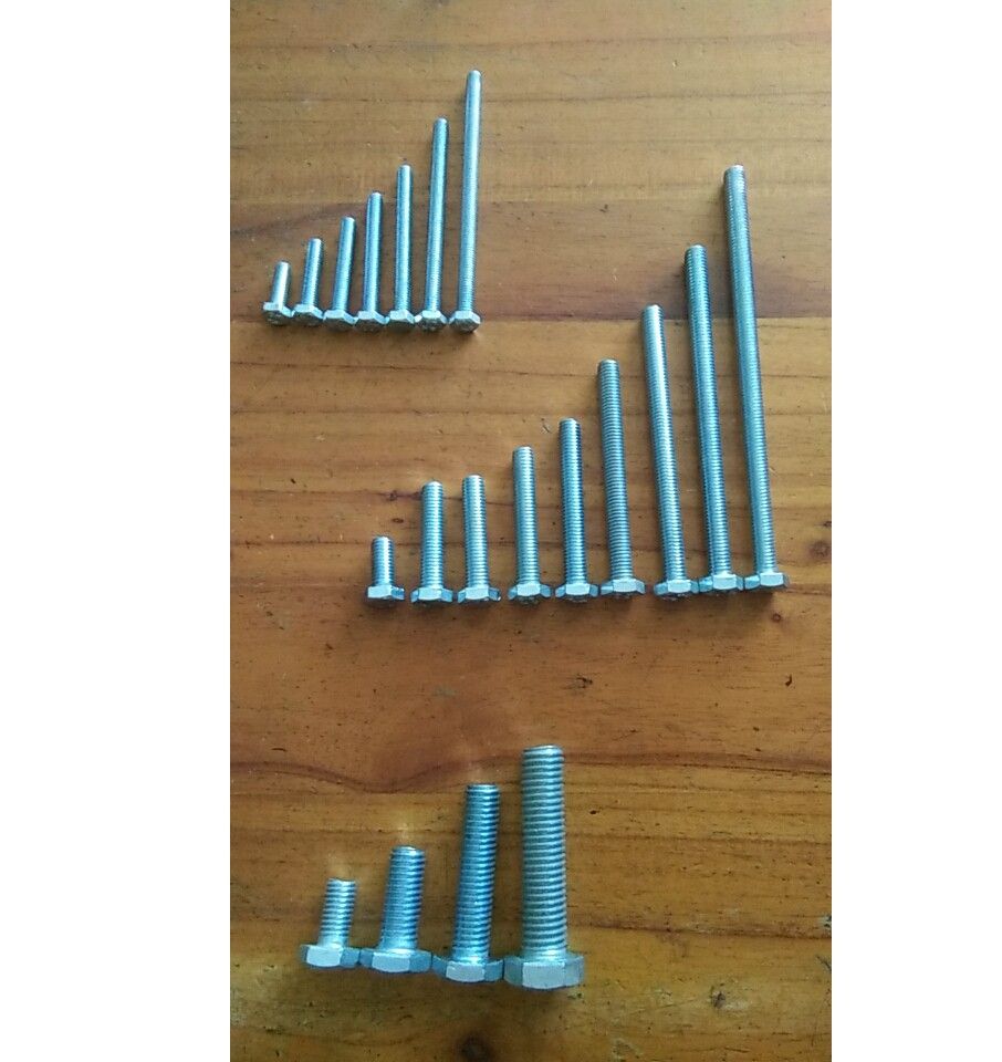Bù lon 5li, bulon đầu lục giác các loại tán 6 cạnh