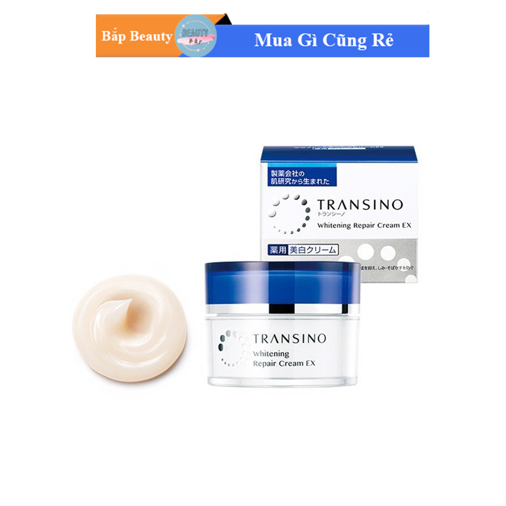 Kem đêm dưỡng trắng da giảm nám Transino Whitening Repair Cream EX 35g